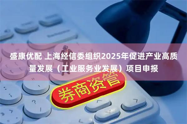 盛康优配 上海经信委组织2025年促进产业高质量发展（工业服务业发展）项目申报